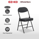 AZKO Soleil Elio Kursi Lipat - Hitam