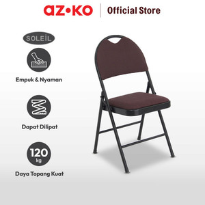 AZKO Soleil Eliana Kursi Lipat - Merah Dark
