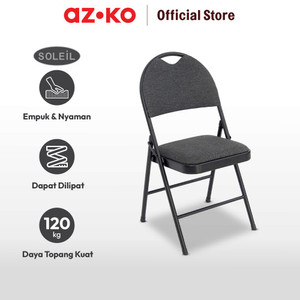 AZKO Soleil Eliana Kursi Lipat - Abu-Abu Dark