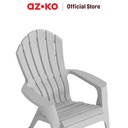 AZKO Soleil Adirondack Kursi Teras Plastik - Abu-Abu