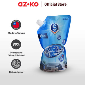 AZKO S Cube 1 Ltr Refill Cairan Semprotan Disinfektan