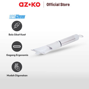 AZKO Proclean Set 4 Pcs Sikat Pebersih Dengan Stand - Abu-Abu
