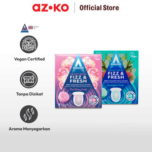 AZKO Astonish Set 8 Pcs Pembersih Kloset Pink Peony Fresh - Pink Peony