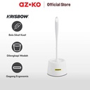 AZKO Krisbow Sikat Toilet Dengan Round Holder Frtb100w - Putih