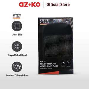 AZKO Otto Klasse 14.5x9 Cm Alas Dashboard Anti Slip - Hitam