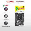 AZKO Little Trees Set 4 Pcs Black Ice Pengharum Mobil Vent Wrap