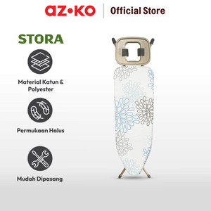 AZKO Stora 38X122 cm Sarung Meja Setrika Chrysantm