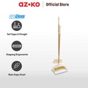 AZKO Proclean Set Sapu Dan Pengki - Cokelat