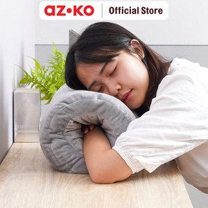 AZKO Sleeplite 40x29x18 Cm Bantal Tidur - Abu-Abu - Peach