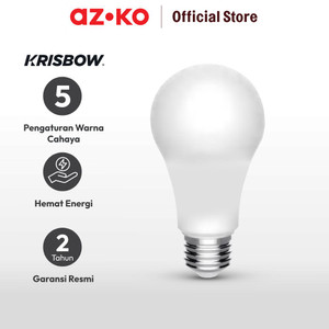 AZKO Krisbow Set 2 Pcs Bohlam Led 5cct 10 Watt