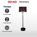 AZKO Berwyn 2.1 mtr Tiang Basket Portable Anak - Hitam