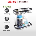 AZKO Stora Rak Dinding Kamar Mandi 2 Tingkat