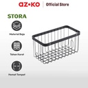 AZKO Stora 23x12x11.6 Cm Rak Dinding Kamar Mandi