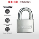 AZKO Krisbow 6 Cm Gembok Stainless Steel - Silver