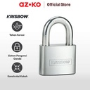 AZKO Krisbow 5 Cm Gembok Stainless Steel - Silver