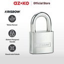 AZKO Krisbow 4 Cm Gembok Stainless Steel - Silver