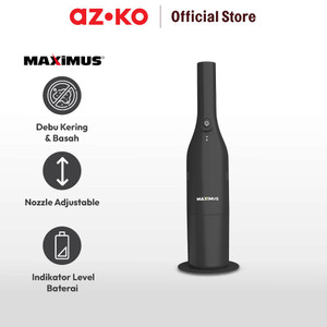 AZKO Maximus Penghisap Debu Basah & Kering Cordless - Hitam