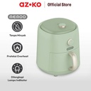AZKO Memoo 3 ltr Air Fryer Mb-Kz-3001M - Hijau Alat Masak Goreng Pembuat Makanan Penggoreng Tanpa Minyak Elektronik Dapur