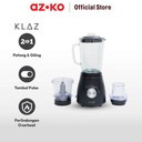AZKO Klaz 1.5 Ltr Blender Dengan Grinder & Chopper 500 Watt - Hitam
