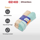 AZKO Indonesia Forhom Set 2 Pcs Handuk Mandi - Hijau Sage/Cokelat