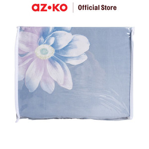 AZKO Sleeplite 120X200 cm Set 3 Pcs Seprai Single Poly Buttercup - Biru