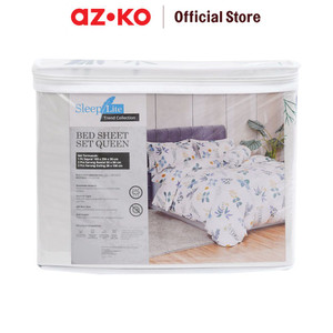 AZKO Sleeplite 160X200 cm Set 5 Pcs Seprai Queen Polyester Flower