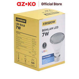 AZKO Krisbow Lumi Bohlam Led 7 Watt Cool Daylight Par20 25d - Putih