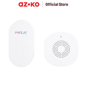 AZKO I-Klic Bel Pintu Nirkabel Plug 2-Ub01 - Putih