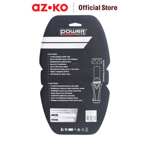 AZKO Powerlite Senter Led Rubber 100lm 2d