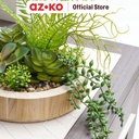 AZKO Arthome Tanaman Artifisial Succulent Mix-C In Shaw Pot