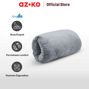 AZKO Sleeplite 40x29x18 Cm Bantal Tidur - Abu-Abu - Peach