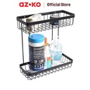 AZKO Stora Rak Dinding Kamar Mandi 2 Tingkat