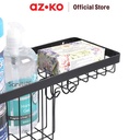 AZKO Stora 30x12x11.6 Cm Rak Dinding Kamar Mandi
