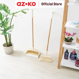 AZKO Proclean Set Sapu Dan Pengki - Cokelat