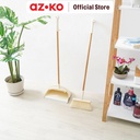 AZKO Proclean Set Sapu Dan Pengki - Cokelat