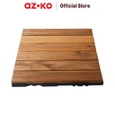 AZKO Rainbodeck 30x30 Cm Quick Deck Acacia Wood Tile