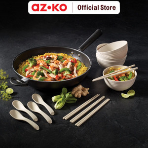 AZKO Starfrit Set 13 Pcs Wajan Penggorengan & Peralatan Makan