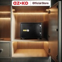 AZKO Krisbow 42x35x30 Cm Brankas Tahan Api Yb300ak - Hitam