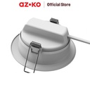 AZKO Krisbow Set 3 Pcs Runden Lampu Downlight Led 15 Watt 6500k 3pk