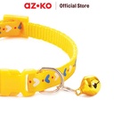 AZKO Paws N Tali Kalung Kucing Print Love - Kuning