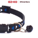 AZKO Paws N Tali Kalung Kucing Print Love - Hitam