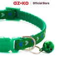 AZKO Paws N Tali Kalung Kucing Print Love - Hijau