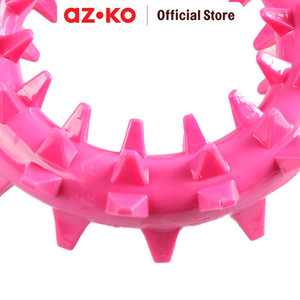 AZKO Paws N Tail Mainan Anjing Prices Ring - Merah