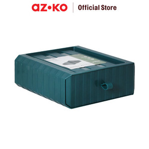 AZKO Stora Laci Penyimpanan Stackable - Biru Tua