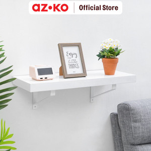 AZKO Masterspace 17 Cm Bracket Rak Dinding Industrial - Putih