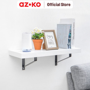 AZKO Masterspace 17 Cm Bracket Rak Dinding Industrial - Hitam