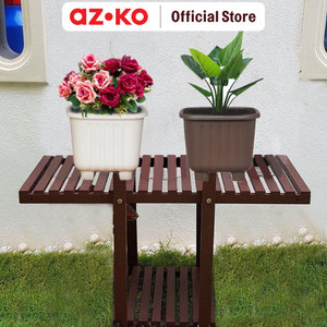 AZKO Clover Pot 17 Cm Alea Pot Tanaman - Ivory