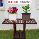AZKO Clover Pot 17 Cm Alea Pot Tanaman - Ivory