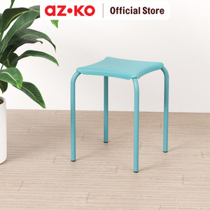 AZKO Soleil Bangku Metal Diamond - Biru