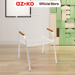 AZKO Soleil Othello Kursi Teras Steel - Putih